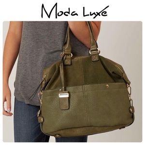 Moda Luxe London Satchel, Olive Green, Stitch Fix